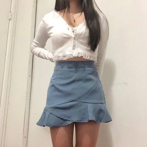 Korean A-line mermaid skirt